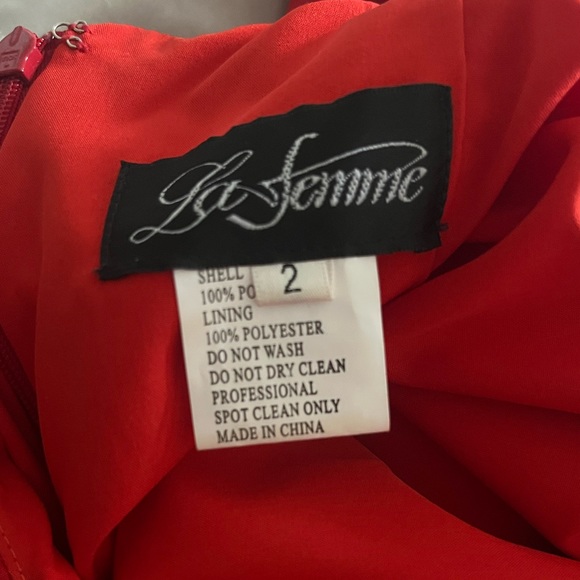 La Femme Red Dress - Picture 8 of 8